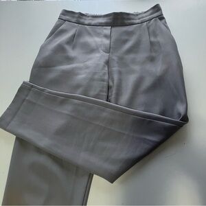 Seven Sisters Dark Academia Chic Stone Grey Wide Leg Trousers-Size XS